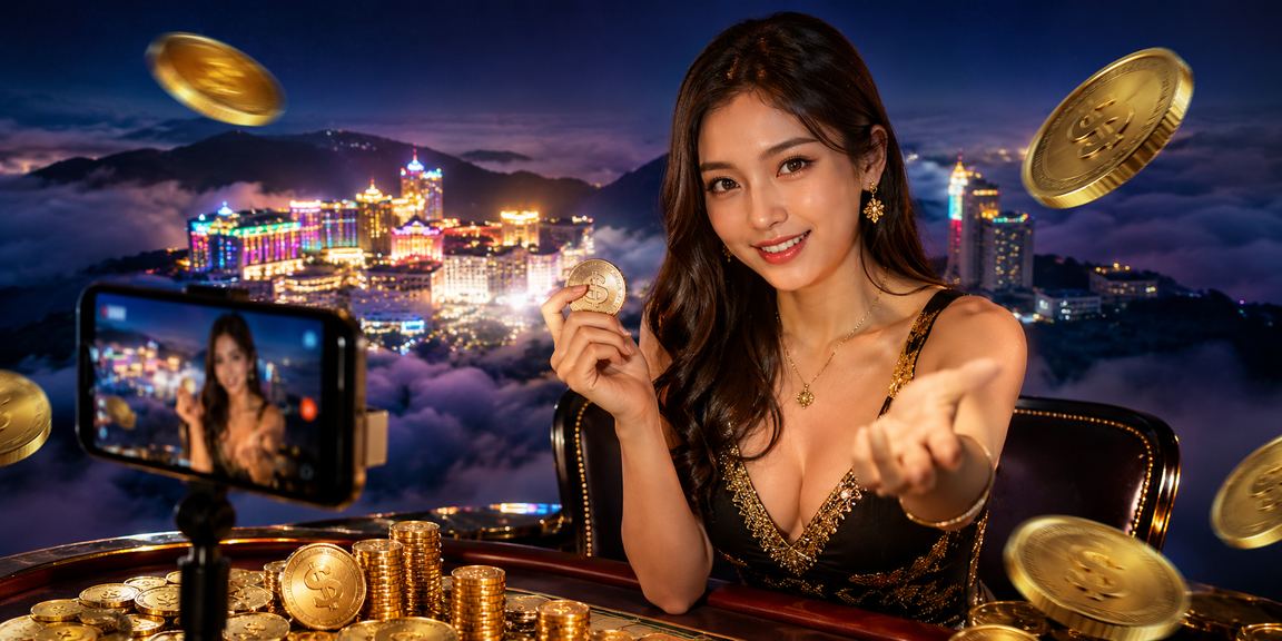 Pemain menggunakan kasino mudah alih di Genting Highlands dengan paparan moden